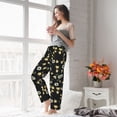 thumbnail image 5 of Pofeuu Daisy Print Women's Fashion Pajama Pants with Pockets Comfy Drawstring Sleep Lounge Bottoms-Large, 5 of 6