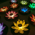 thumbnail image 4 of Luz solar de loto, luces de jardín decorativas de escritorio, suelo, patio, pasarela, paisaje, luz LED de loto, 4 of 5
