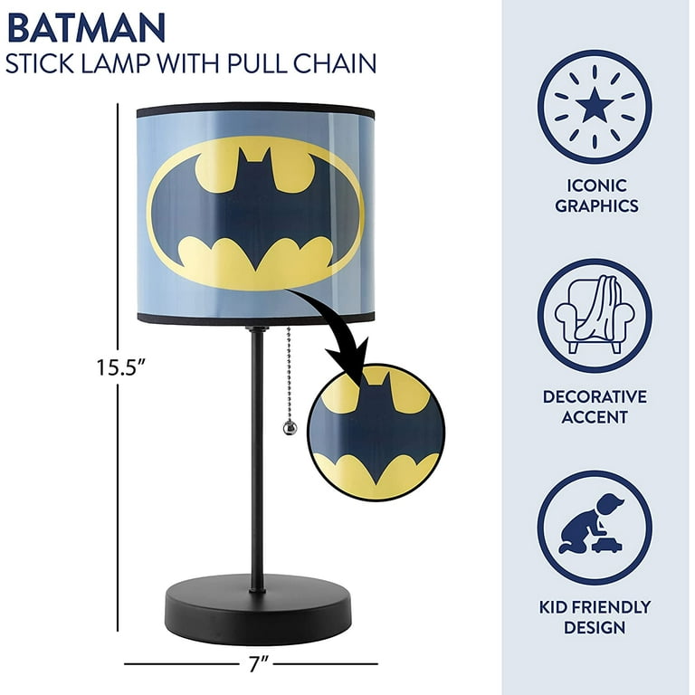 Batman lamp deals shade