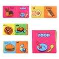 thumbnail image 2 of Soft Book Fabric Baby Cloth Books Early Education Toys 8 Page, 2 of 6