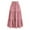 Pink, variant on UVEASISHA Solid Maxi Skirt for Women Elastic High Waisted Drawstring Tiered Skirts Summer Casual Vacation A-Line Flowy Swing Long Skirts Army Green L