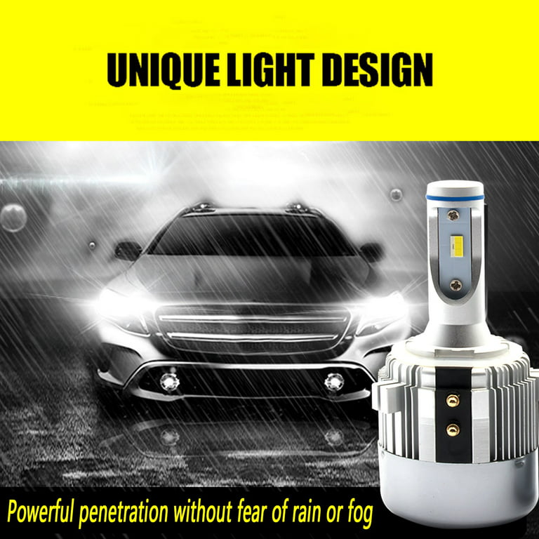 2x H7 LED Headlight Bulbs Adapters Retainers Holders VW MK6 Golf GTI 2