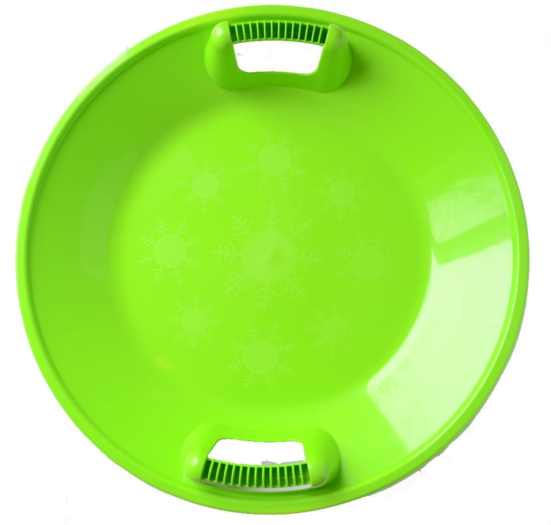Snow Sled Kids Winter Plastic Saucer , 25-inch Diameter ( blue) by