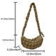 thumbnail image 4 of Bolso de hombro para mujer, bandolera de nailon, bolso suave informal a la moda (verde oliva), 4 of 9