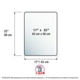 thumbnail image 6 of P-Tex Anti-Microbial Pack of 2 Pet Mats -17" x 22", 6 of 7