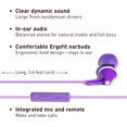 thumbnail image 2 of Auriculares con cable Panasonic ErgoFit RP-TCM125-V con micrófono morados, 2 of 8