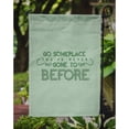 thumbnail image 3 of Go Someplace You've Never Garden Flag, 3 of 3