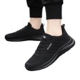 thumbnail image 2 of Domuza Women's Running Shoes Lightweight Breathable Sport Sneakers, casual non-slip design, soft and comfortable, ideal for walking, athletic training and daily outdoor wear. Black 8.5 (EU-42), 2 of 5