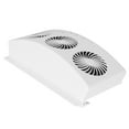 thumbnail image 3 of Car Solar Powered Fan, 4000 RPM Car Exhaust Fan 3 Fans With 2 Levels, Eliminate The Peculiar Smell Low Noise Window Cooler Fan USB Car Radiator For All Cars, With Adhesive Strip, 3 of 8