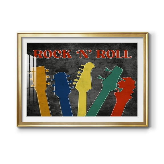 Rock and Roll Premium Framed Print - Ready to Hang