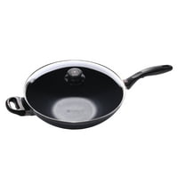 Swiss Diamond 11.8" Aluminum Nonstick Wok w/Lid | HD Classic