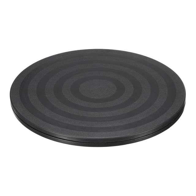 Soporte giratorio Uxcell de 8 pulgadas con rodamientos de bolas de acero para monitores de pantalla, negro