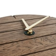 thumbnail image 2 of CONSDAN Vintage Oak Solid Wood Wall Clock, 12",  Walnut Color Round, 2 of 8
