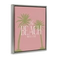 thumbnail image 4 of Stupell Industries Pink Beach Social Club Text & Numbers Painting Gray Floater Framed Canvas Art Print Wall Art, 17 x 21, 4 of 10