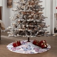 thumbnail image 4 of Bingfone Christmas Tree Skirt Mat Christmas Decoration Interior 30" -Butterflies in Pastel, 4 of 6