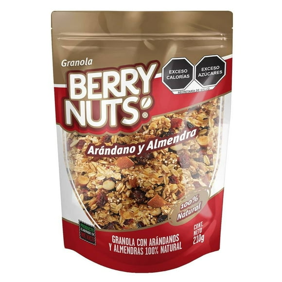 Granola Berry Nuts arándano y almendra 210 g