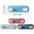 thumbnail image 3 of Uanit Mop Clip Broom Holder Hook Wall Mount Self Adhesive For Home Kitchen Organization and Storage, 3 of 6