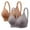 Coffe Gray, variant on Erwazi 2 Pack Women Support Wireless T-Shirt Bra Plus Size Seamless Convertible Wirefree Bras Push Up Padded Full Figure Bra
