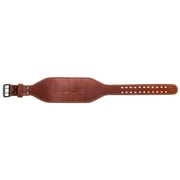 Harbinger 6 Padded Brown Leather Belt Brown, Size Large