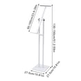 thumbnail image 2 of 5 Pcs Floor Standing Poster Display Frames, Adjustable Floor Poster Frames, Modern Style Sign Stands, 2 of 26