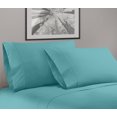thumbnail image 2 of Bassano 1800 Series Embossed Deep Pocket Sheet Set - Super Soft & Wrinkle Free - Luxurious Bed Sheets Set (Queen, Aqua), 2 of 3