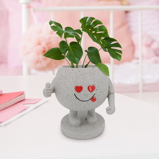 Smiling Plant Pot | Decorative garden pots for ecommerce - Walmart Business  Supplies