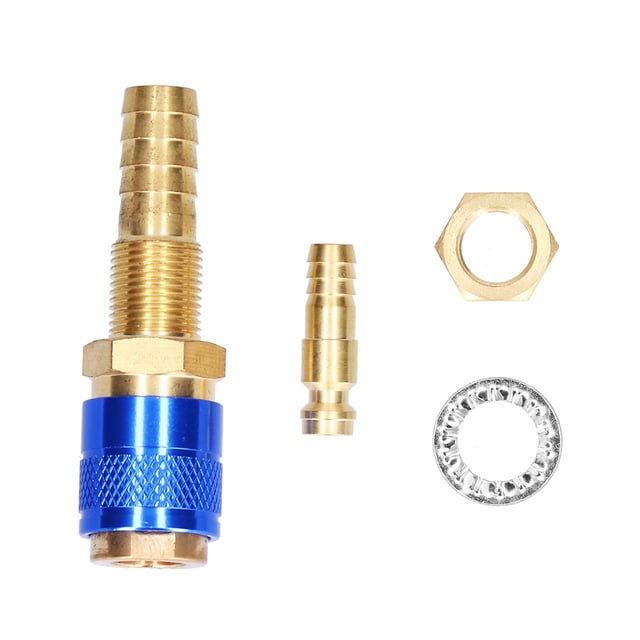Quick Connector, Quick Connector M10 Welding Equipment Accessory Connector For TIG Welding Torch For Torch Welding Equipment For TIG Welding For Connected Blue