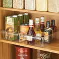 thumbnail image 1 of iDesign Linus Clear BPA-Free Plastic Fridge and Freezer Storage Organizer Bin with Handle for Kitchen, Pantry, Office, Bathroom, 8" x 11.5" x 3.5", 1 of 5
