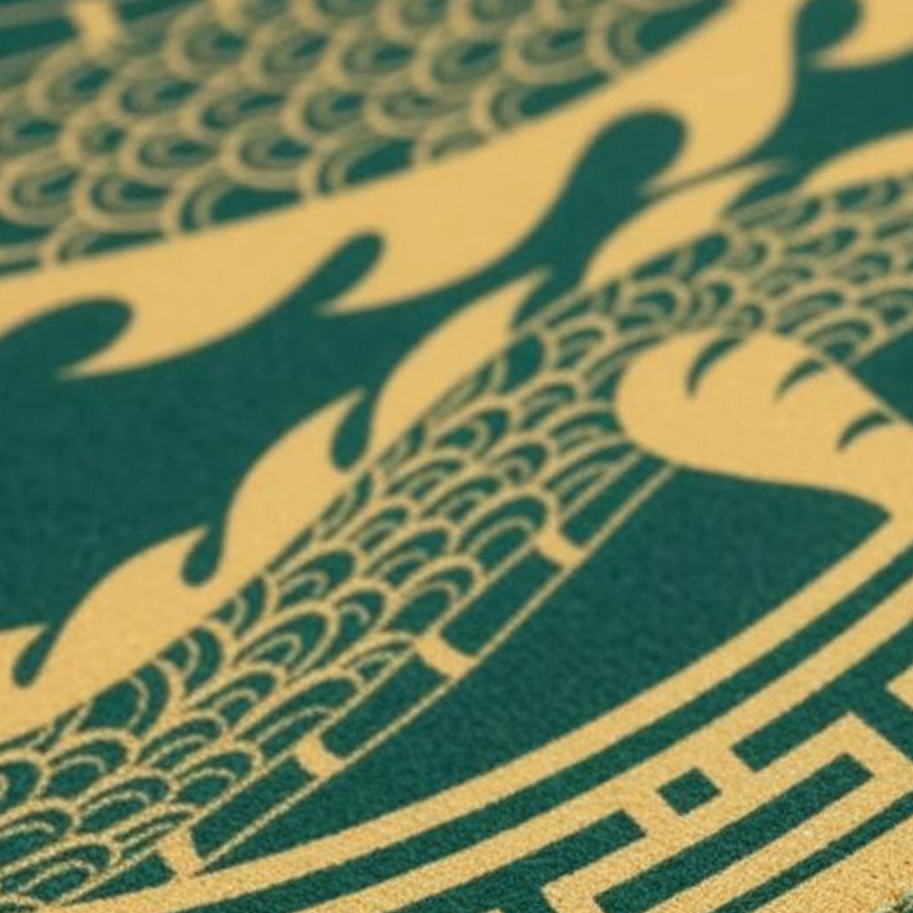 Slccxzc Chinese Style Mahjong Mat, Anti Slip and Noise Reduction Mahjong Table Cover Portable Game Mat for Mahjong, Poker, Card, Board & Tile Games