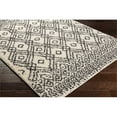 thumbnail image 6 of Surya Beni shag BSH-2310 94 x 120" Rectangle Fabric Rug in Black and Cream, 6 of 7