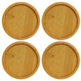 thumbnail image 1 of Posavasos para bebidas LIUYMXG rústicos de granja para mesa de madera, 1 of 5
