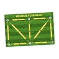 thumbnail image 3 of koolsoo Football Training Mat Rug Carpet Sturdy Training Equipments Folding Practical Soccer Training Mat for Outdoor Adults Starters 80cmx120cm, 3 of 9