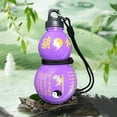 thumbnail image 4 of Portable Water Bottle | Gourd Shaped Drinking Container with Adjustable Strap for Hiking, Camping & Commuting | 600ml Large Capacity Plastic Cup for Daily Hydration, 4 of 6