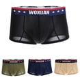 thumbnail image 4 of Ropa interior suave y sólida para hombre Calzoncillos tipo bóxer Calzoncillos clásicos SG Yinane Ropa de Hombre, 4 of 8