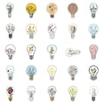 thumbnail image 3 of Texiao Stickers Cartoon Light Bulb Flower Doodle Sticker DIY Sticker Decoration Decoration, 3 of 4