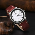thumbnail image 2 of ANNEFIT Quick Release Watch Bands, Italian Vintage Leather Replacement Strap for Men and Women, Band Width 22mm (Red), 2 of 3
