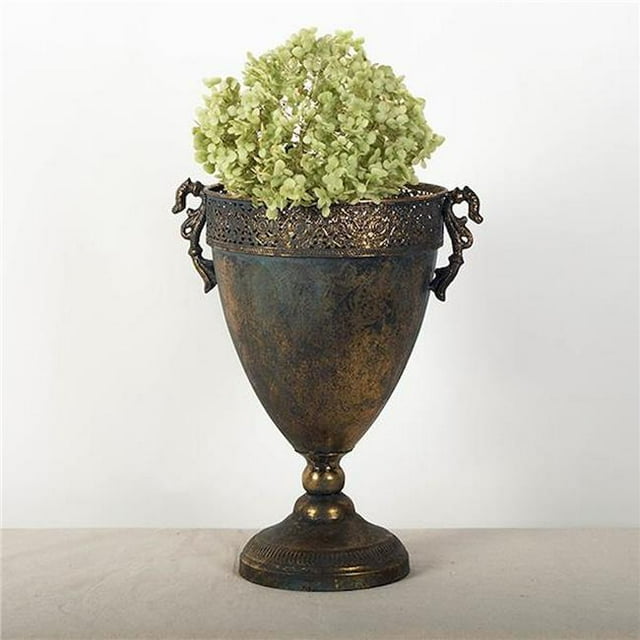 Vieux Look Antique Or Couleur Trophée en Forme de Vase
