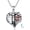 1-January, variant on Urn Necklaces for Ashes 925 Sterling Silver Heart Skeleton Birthstone Necklace Cremation Jewelry Memorial Gifts for Women Men Mom