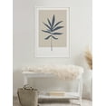 thumbnail image 6 of Kate and Laurel Sylvie Muted Tan and Blue Colorblock Botanical Leaf Framed Canvas Wall Art by The Creative Bunch Studio, 23x33 White, Simple Modern Botanical Wall Decor Art, 6 of 7