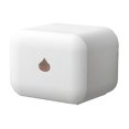 thumbnail image 1 of Soporte de papel higiénico montado en la pared, soporte de papel higiénico impermeable, sin perforación, autoadhesivo con varilla para baño (blanco), 1 of 1