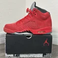 thumbnail image 3 of Ni - ke Size 8.5 - Air Jordan 5 Retro Red Suede 136027-602 (2017), 3 of 5