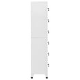 thumbnail image 2 of vidaXL Locker Cabinet Light Grey 38x40x180 cm Steel, 2 of 5