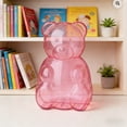 thumbnail image 1 of Gummy Bear Containers 10in Large Gummy Bear Containers Plastic Bear Shaped Candy Holder for Valentine’s Day Gift Box Party Favors & Festive Storage (Pink), 1 of 6