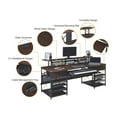 thumbnail image 2 of Musiea EX200 Series Pro Music Recording Studio Desk Workstation w/ 3 x 4U Rack and 2 x 9U Rack, 2 of 5