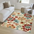 thumbnail image 2 of Mainstays Farmhouse Oversized Floral Cream Multicolor Indoor Area Rug, 5' x 7', 2 of 8