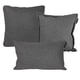 thumbnail image 1 of Set de 3 Cojines Decorativos (1 Cuadrado + 1 Cuadrado Grande y 1 Rectangular) Rivo Gris, 1 of 7