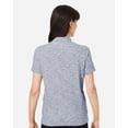 thumbnail image 3 of North End NE115W Women's Eclipse Jacquard Polo-Classic Navy Heather-L, 3 of 6