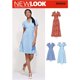 thumbnail image 1 of Patrón New Look N6594 Vestido De Mujer En Tres Longitudes, Varios Blancos, 1 of 4