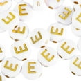 thumbnail image 3 of Nestingho 100Ud Letras E Doradas Para Pulseras Joyería Y Regalos De Amistad, 3 of 8