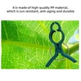 thumbnail image 7 of 20 Piece Green Gentle Gardening Plant & Flower Lever Loop Gripper Clips, Tool for Supporting or Straightening Plant Stems, Stalks, and Vines, Garden Clips, 2.17x3.15", 7 of 7